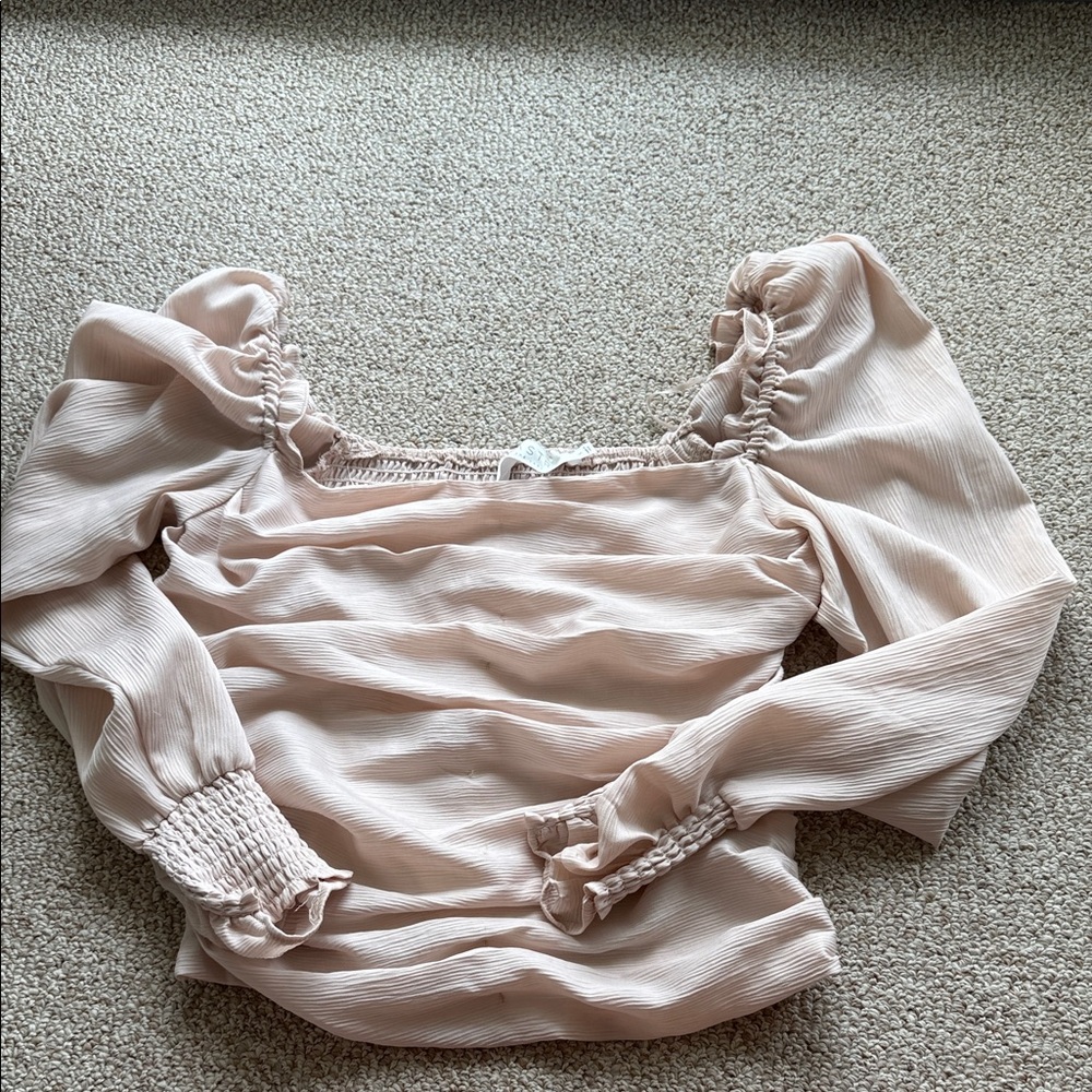 Elegant Cream Women's Top